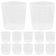 thumbnail image 2 of 100 vasos medidores de plástico de 30 ml, transparentes, para mezclar pintura, tinte y resina epoxi., 2 of 7