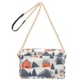 thumbnail image 2 of FORMRS Women Crossbody Purse with Chain Strap Vegan Leather Shoulder Handbag, Blue Snow Houses, 2 of 7