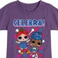thumbnail image 3 of LOL Surprise! Americana - 4th of July - Celebr8! - Toddler & Youth Girls Short Sleeve Graphic T-Shirt, 3 of 5