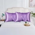 thumbnail image 7 of Pillowcase with Zipper Cases Size Super Soft Solid Color Cases Gift for Women Men Purple 20 In, 7 of 7