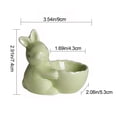 thumbnail image 3 of ToyKingdee Easter Bunny Candy Dish, Porcelain Bunny Candy Bowl Candy Dish Snack Serving Bowl Decorative Dessert Bowl Nut Dish for Easter Party Table Decoration, 3 of 6