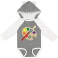 thumbnail image 3 of Inktastic Artist Palette and Brush Boys or Girls Long Sleeve Baby Bodysuit, 3 of 5