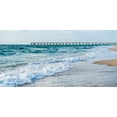 thumbnail image 2 of Bill Carson Photography 24x14 Black Ornate Wood Framed with Double Matting Museum Art Print Titled - Along the Pier, 2 of 4