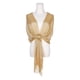thumbnail image 3 of Chales y envolturas para mujeres Inspire Chic para vestidos de noche, brillante, chispeante y elegante con hebilla 74.8x17.7" (LxA) Oro(Oro), 3 of 6