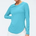 thumbnail image 6 of Pitauce Women's Sun Shirts UPF 50+ Long Sleeve T-Shirt Lightweight Quick Dry Hiking Tops UV Sun Protection Workout Tops, 6 of 8