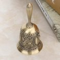thumbnail image 4 of 1 Uds. Campanas de manivela de bronce para Bar, restaurante, Bar, puerta, campana de arroz, timbre para mesa de comedor, Artesanía de Metal de cobre, péndulo para el hogar Sincero Electrónica, 4 of 5