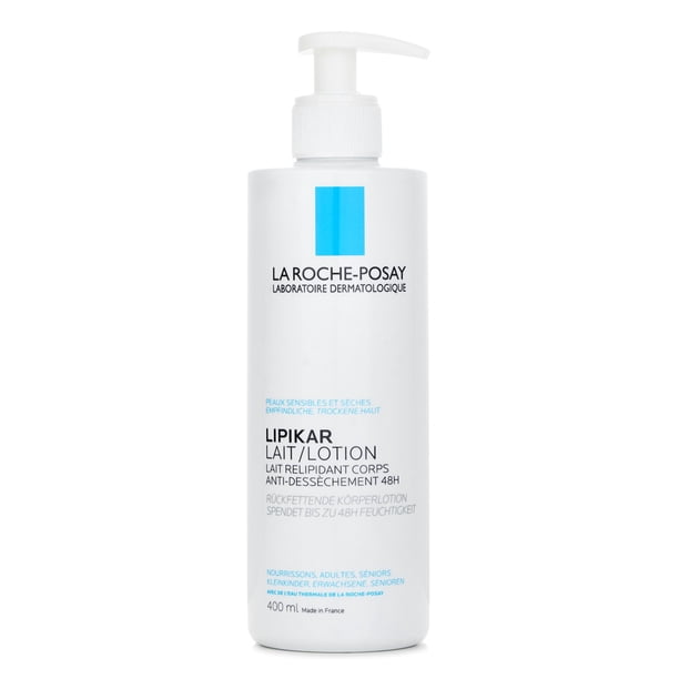 Leche corporal La Roche Posay Lipikar Lait, reponedora de lípidos, 400 ml