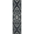 thumbnail image 5 of SAFAVIEH Wyndham Pompeii Damask Wool Area Rug, Dark Grey/Ivory, 5' x 8', 5 of 10