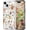 Brown, variant on for iPhone 16 Case, Cute Flower Girls Women Clear Case Silicone Shockproof Protective Cover with Pretty Floral Pattern for iPhone 16, Purple