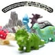 thumbnail image 2 of Juguetes de Baño Hely Cancy Moldes de Dinosaurios Sin BPA para Niños de 4 a 8 Años 12 Piezas, 2 of 7