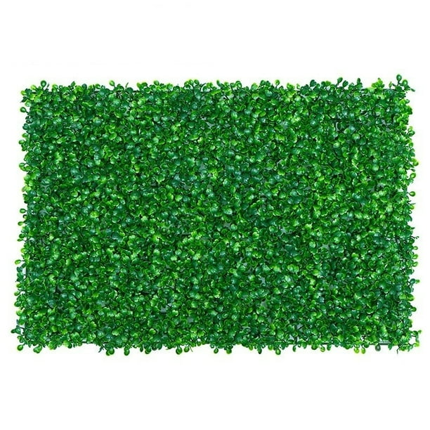 TBWYF 1pc 24"x16" Artificial Grass Backdrop Panels Topiary Hedge Plant
