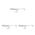 thumbnail image 4 of Eigraketly 6 piezas de señuelos de pesca, accesorios de pesca exquisitos, herramientas de anzuelo de cebo de simulación de tamaño pequeño plata 3Conjunto, 4 of 6