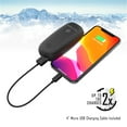 Pocket Juice Hybrid Heat, USBRechargeable Hand Warmer and 5200mAh Portable Power Bank