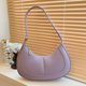 thumbnail image 4 of Bolso Mano Crescent Bag PU Cuero Sólido para Mujer Tote Satchel Monedero, 4 of 9