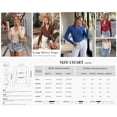 thumbnail image 6 of PRETTYGARDEN Women's Fall Quarter Zip Long Sleeve Shirts Soft Stretchy Ribbed Knit, Collared Zipper Slim Fitted, Raglan Sleeves Pullover, Dressy Casual Tops, Trendy Going Out Outfits, 6 of 8