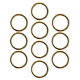 thumbnail image 2 of QualitChoice 10 Pieces Brass Round Split Key 25mm Craft Chain Holder Loop Key DIY Rings, 2 of 6
