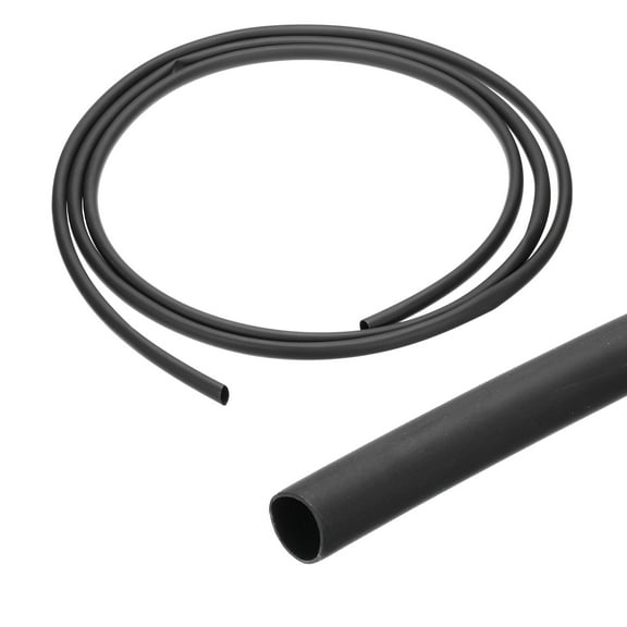Uxcell 1/4" Heat Shrink Tubing 3:1 Waterproof Adhesive Marine Grade Heat Shrink Wrap Tube for Wires 8ft Black