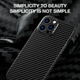 thumbnail image 5 of for iPhone 14 6.1" 2022 Lightweight Case, Carbon Fiber Anti-Fingerprint Anti-Scratch Heavy Duty Full Body Protective Case for iPhone 14 Women Men, Black & Silver, 5 of 9