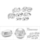 thumbnail image 5 of Moldes Para Bombas De Baño De aleación De Aluminio, Herramientas Para Moldes Para Pasteles DIY Para Manualidades Con Gas, Fáciles De Lavar Y Desmoldar, Hermosas Y Duraderas,, 5 of 7