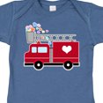 thumbnail image 4 of Inktastic Easter Red Firetruck with Pink Hearts Boys or Girls Baby Bodysuit, 4 of 5