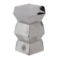 thumbnail image 2 of Beaumont Lane Modern 16"W Stainless Steel End Table in Nickel, 2 of 7