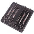 IAOUANG Dog Grooming Scissors Set 7” Japanese Stainless Straight Shears Pet Thinning Scissors