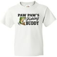 thumbnail image 3 of Inktastic Paw Paw's Fishing Buddy Youth T-Shirt, 3 of 5