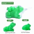 thumbnail image 4 of Baby bath water toy - Baby Bath Toys 4Pcs Rubber Green Frog Family Squeak Float Bath Ducks Bath Tub Shower Toys for Toddlers Boys Girls, 4 of 5