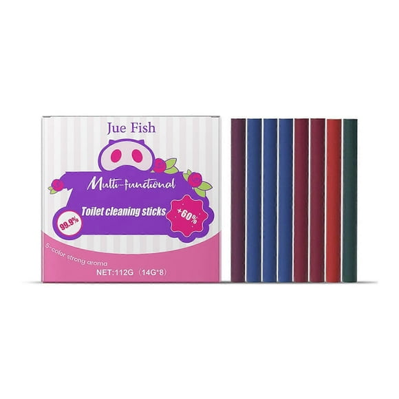 5PCS/Box Long-Lasting Toilet Cleaning Sticks for Powerful, Effortless Freshness with Every Flush