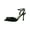 BLK Satin, variant on Jewel Badgley Mischka Yanna Satin Stiletto with Bow