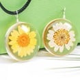 thumbnail image 4 of Pressed Flower Necklace Creative Dried Flower Necklace Flower Pendant Necklace, 4 of 10