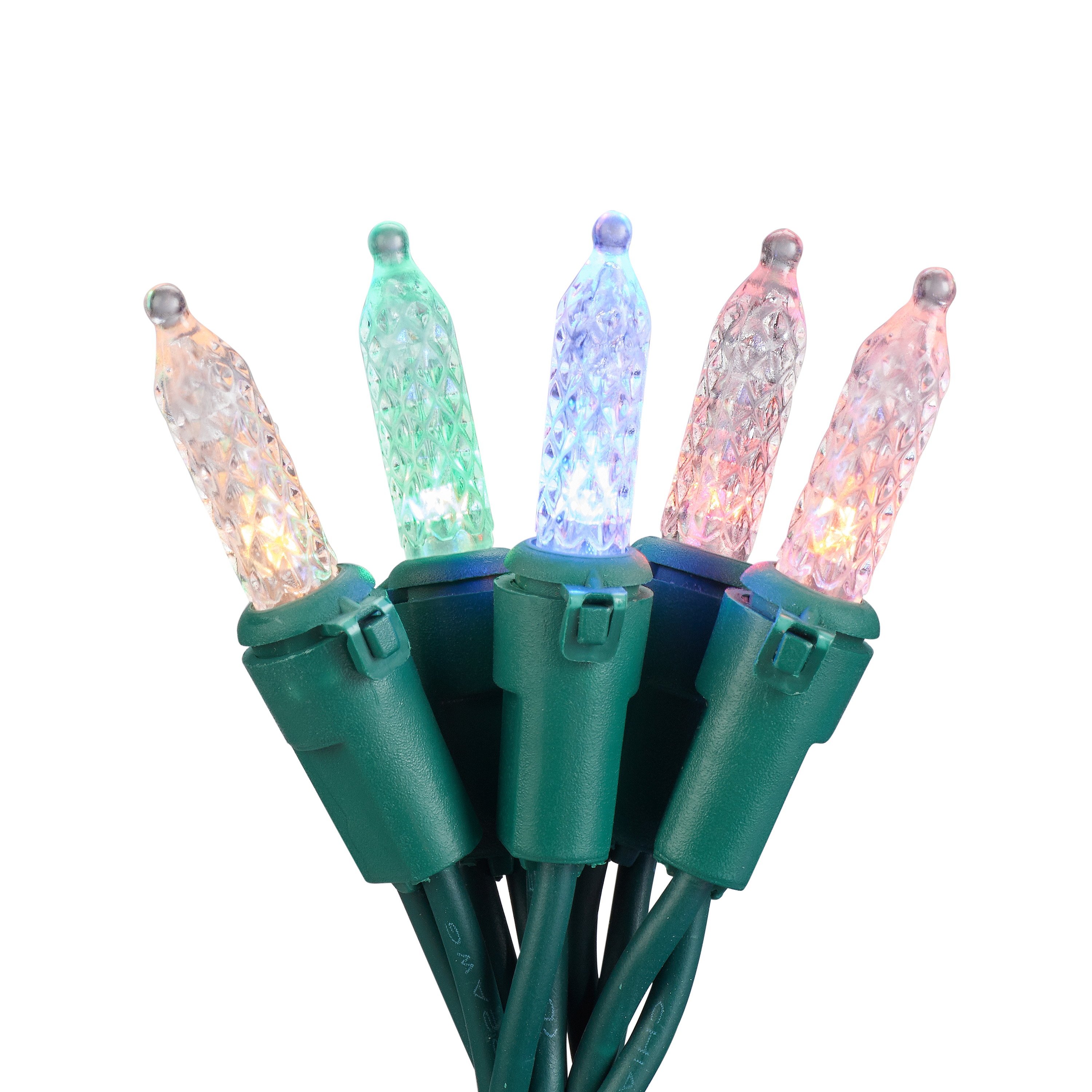 Holiday Time 8 Function Color Sync LED M5 Christmas Lights, 23.5', 100