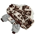 thumbnail image 4 of Invierno Navideño Para Perros Con Capucha Con Capucha Gruesa Copia de Nieve Alk Chaqueta de Invierno para Perros Medianos Pequeños, 4 of 7