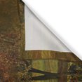 thumbnail image 3 of Ambesonne Nature Kitchen Curtains, Sunset over City Park, 55"x39", Fern Green Dark Orange, 3 of 3