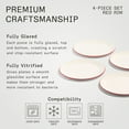 thumbnail image 3 of Made In Cookware - 10" Dinner Plates - Set of 4 - White With Red Rim - Porcelain - Crafted in England, 3 of 7