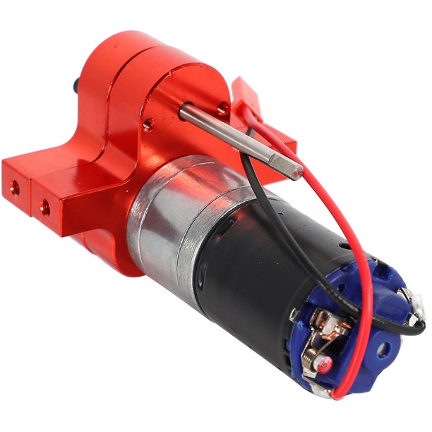 Motor cepillado 370 JINMJMXG + Juego de disipador de calor de aleación con engranajes de acero