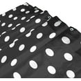 thumbnail image 3 of Coolnut Black and White Polka Dot Bathroom Waterproof Shower Curtain Set, 60"X72" Bathtub Curtain with 12 Hooks for Bathroom Decor,Hotel,Room, 3 of 6