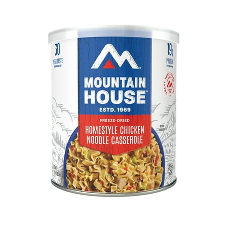 Mountain House Chicken Noodle Casserole #10 Can, Freeze-Dried Survival & Emergency Food, 10 Servings