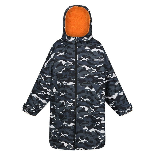 Regatta Boys/Girls Camouflage Waterproof Changing Robe