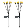 thumbnail image 1 of Labymos 2 Packs 6-head Solar Swaying Firefly Lamps Intelligent Light Control Outdoor Waterproof Ground Plug, 1 of 8