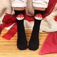 thumbnail image 4 of Women's 1 Pair Super Soft Cute Fuzzy Cozy Warm Christmas Xmas Indoor Outdoor Cabin Crew Home Socks, Monkey, 4 of 6