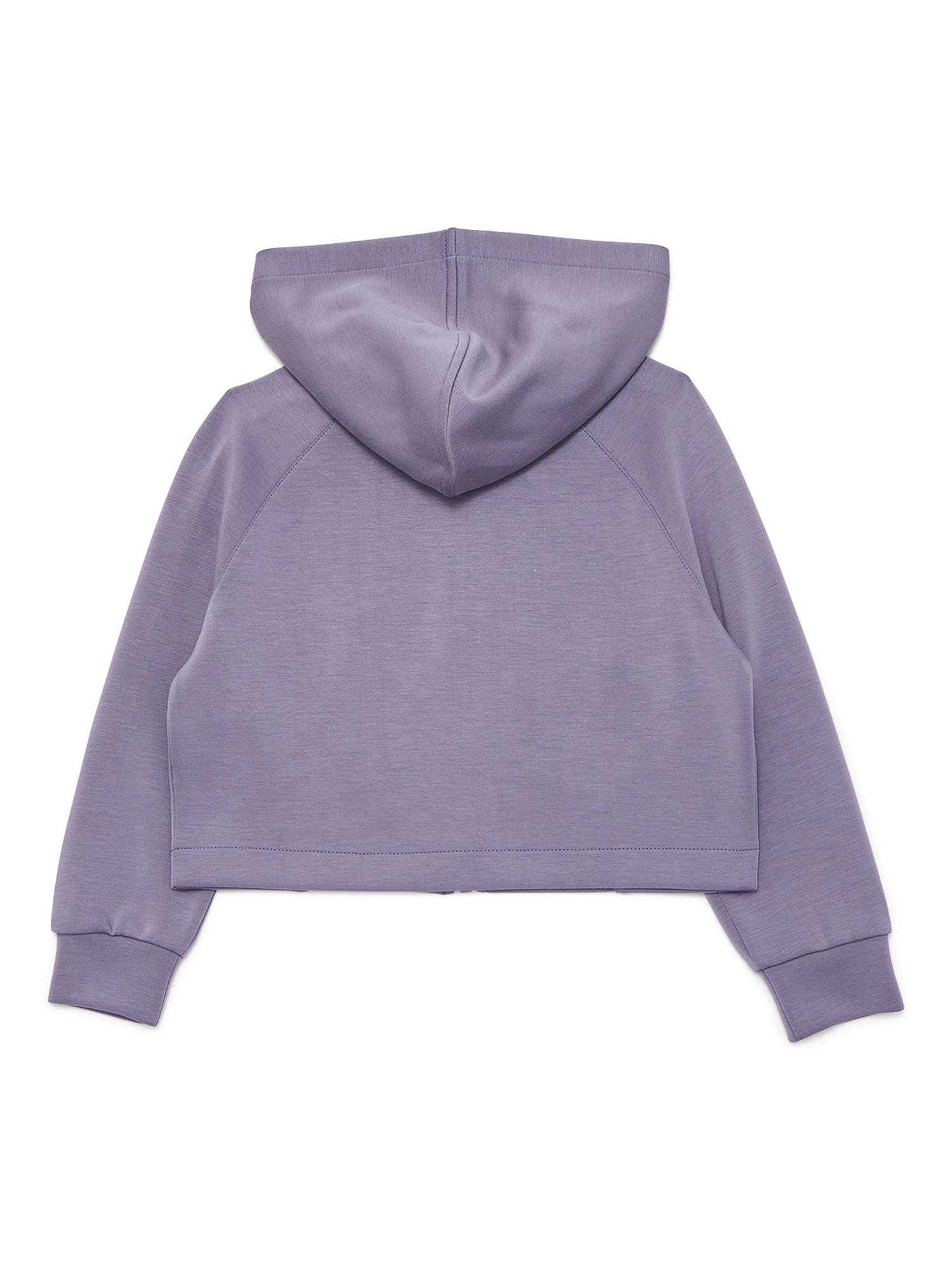 Athletic Works Girls Active Scuba Knit Hooded Zip Top, Sizes 4-18