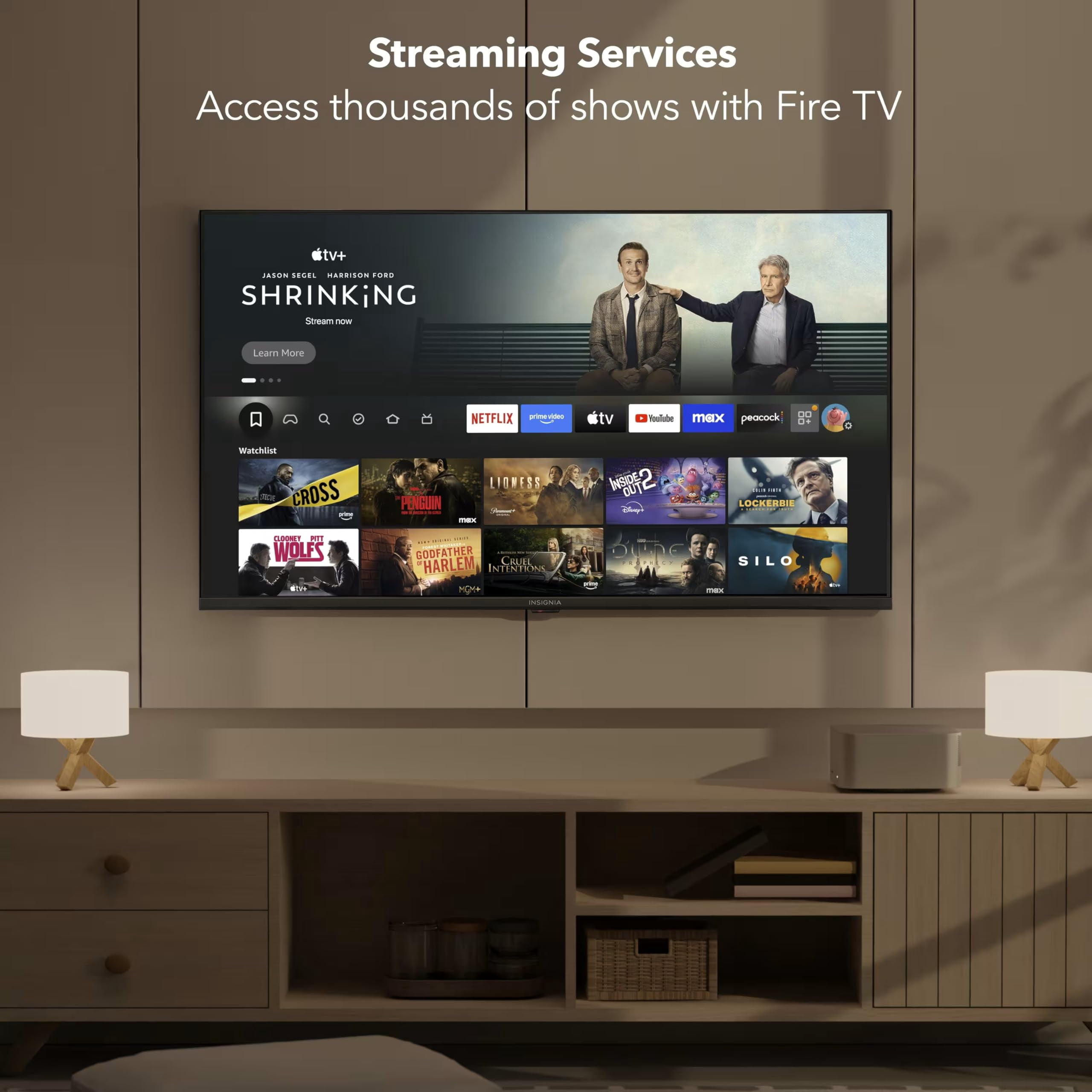 INSIGNIA 50-Inch 4K Ultra HD Smart Fire TV (F50 Series), Voice Remote with Alexa, No Cable Needed