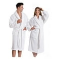thumbnail image 2 of Linum Home Textiles Unisex Super Plush Bathrobe Color: White Size: S/M, 2 of 3