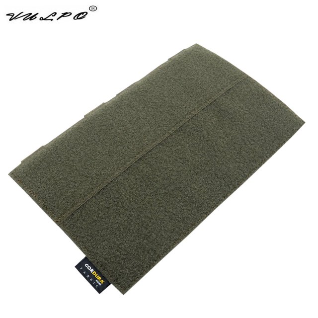 VULPO New Style Tactical Vest Patch Molle Adapter Panel Hook&Loop Converter For Attching ID Patches EDC Tool Bag Pouch zhangmengya LED