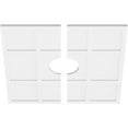 thumbnail image 2 of 34"OD x 7"ID x 11 3/4"C x 1"P Rubik Architectural Grade PVC Contemporary Ceiling Medallion, Two Piece, 2 of 4