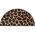 thumbnail image 1 of Animal Collection Custom Size Animal Print Area Rug for Living Room, Dining Room, Kitchen, Bedroom, Kids, Giraffe Tall Order - 48" x 96" Half Round, 1 of 1
