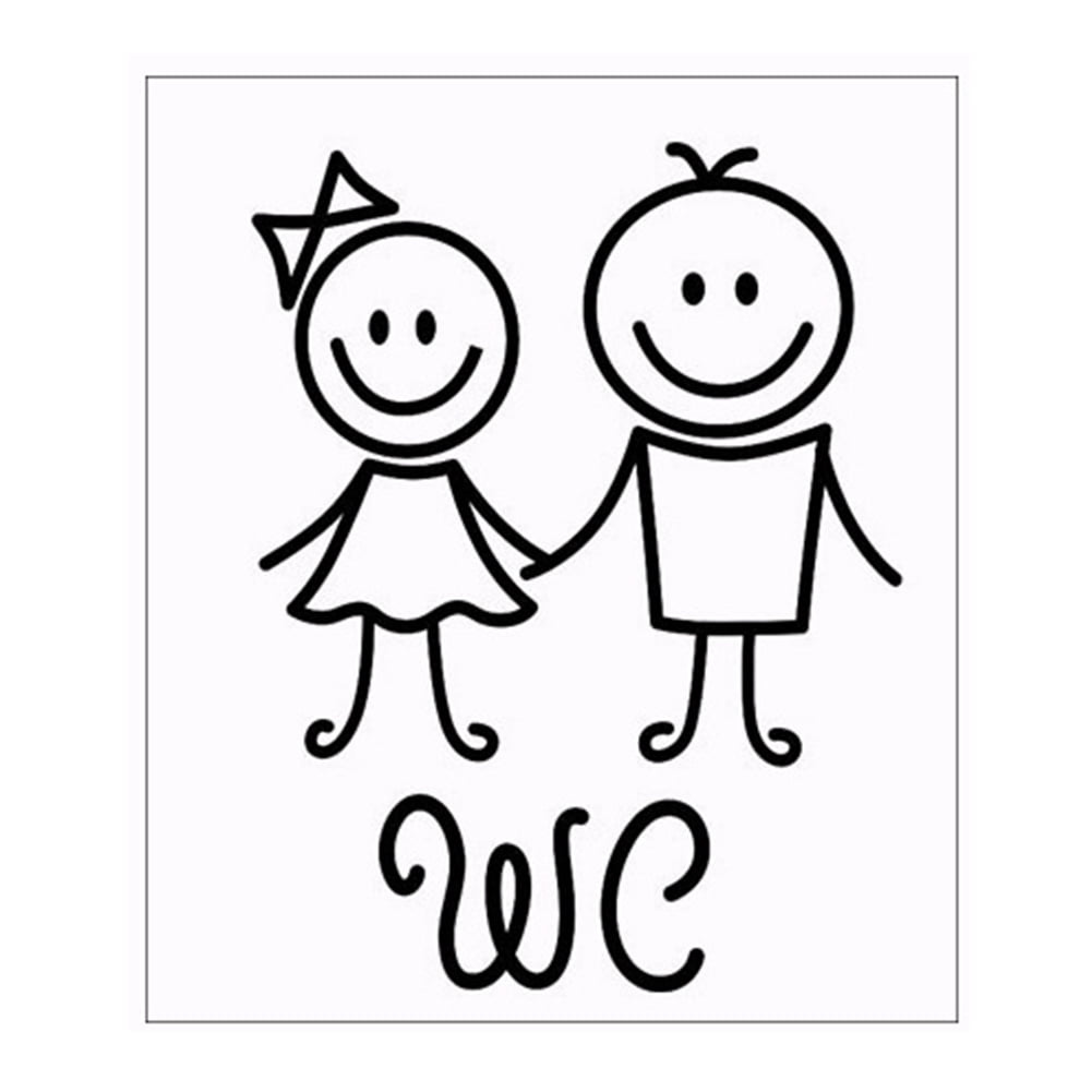 Door Sticker Removable Girl Boy Wc Cute Home Reusable Cartoon Toilet Walmart Com Walmart Com Door Sticker Removable Girl Boy Wc Cute Home Reusable Cartoon Toilet Walmart Com Walmart Com
