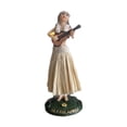 thumbnail image 3 of Estatua de niña con falda para salpicadero de coche, adorno para escritorio de coche, minifigura Beige tocando la guitarra, 3 of 9
