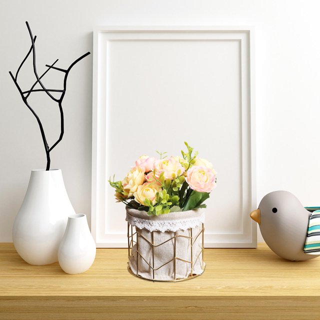 unbranded 1Ud Cesta De Flores Para Arreglo Y Almacenaje Multifuncional Para Hogar